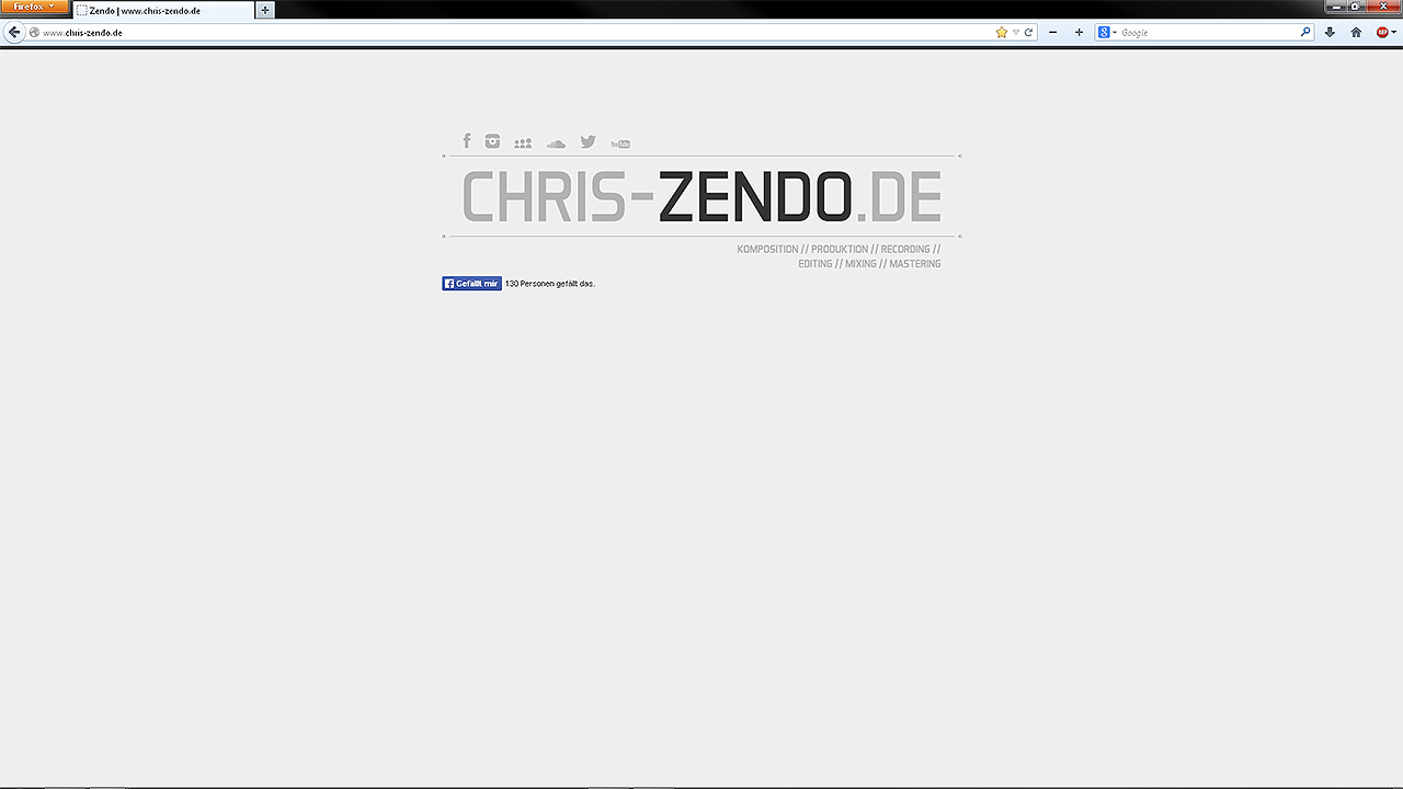 Launch von www.chris-zendo.de